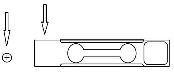 Sensor da escala da pilha de carga do calibre de tensão da precisão alta para pesar o sistema